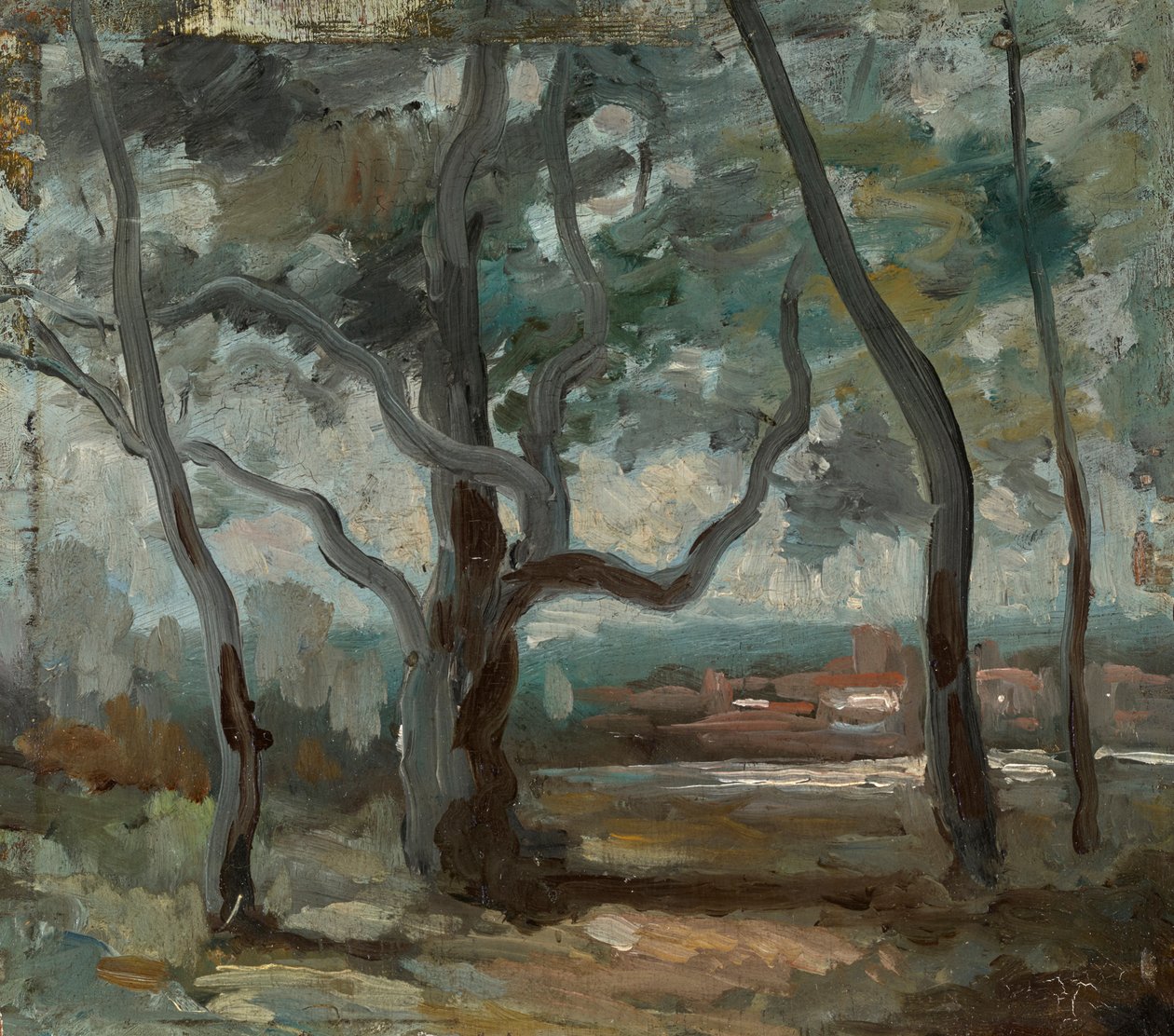 A nagy fa (tanulmány) alkotó: Jean Baptiste Camille Corot