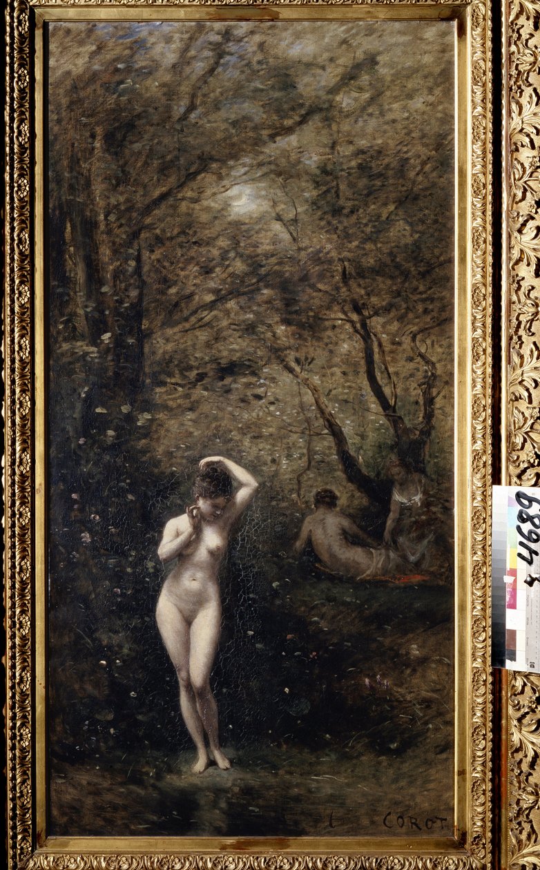 "Diane au bain" (Diana fürdőzés) Camille Corot (1796-1875) festménye 1873-1874 Puskin Múzeum, Moszkva alkotó: Jean Baptiste Camille Corot