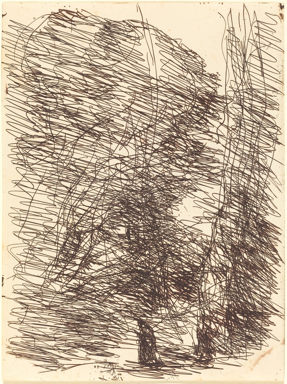 Álmodozó magas fák alatt Az álmodozó magas fák alatt, 1874. alkotó: Jean Baptiste Camille Corot