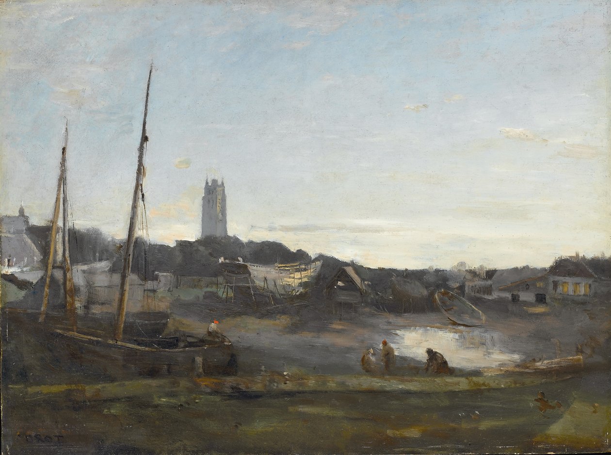 Dunkerque, 1857 körül alkotó: Jean Baptiste Camille Corot