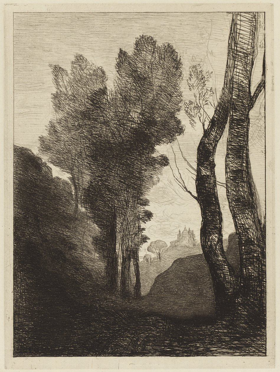 Róma környéke alkotó: Jean Baptiste Camille Corot