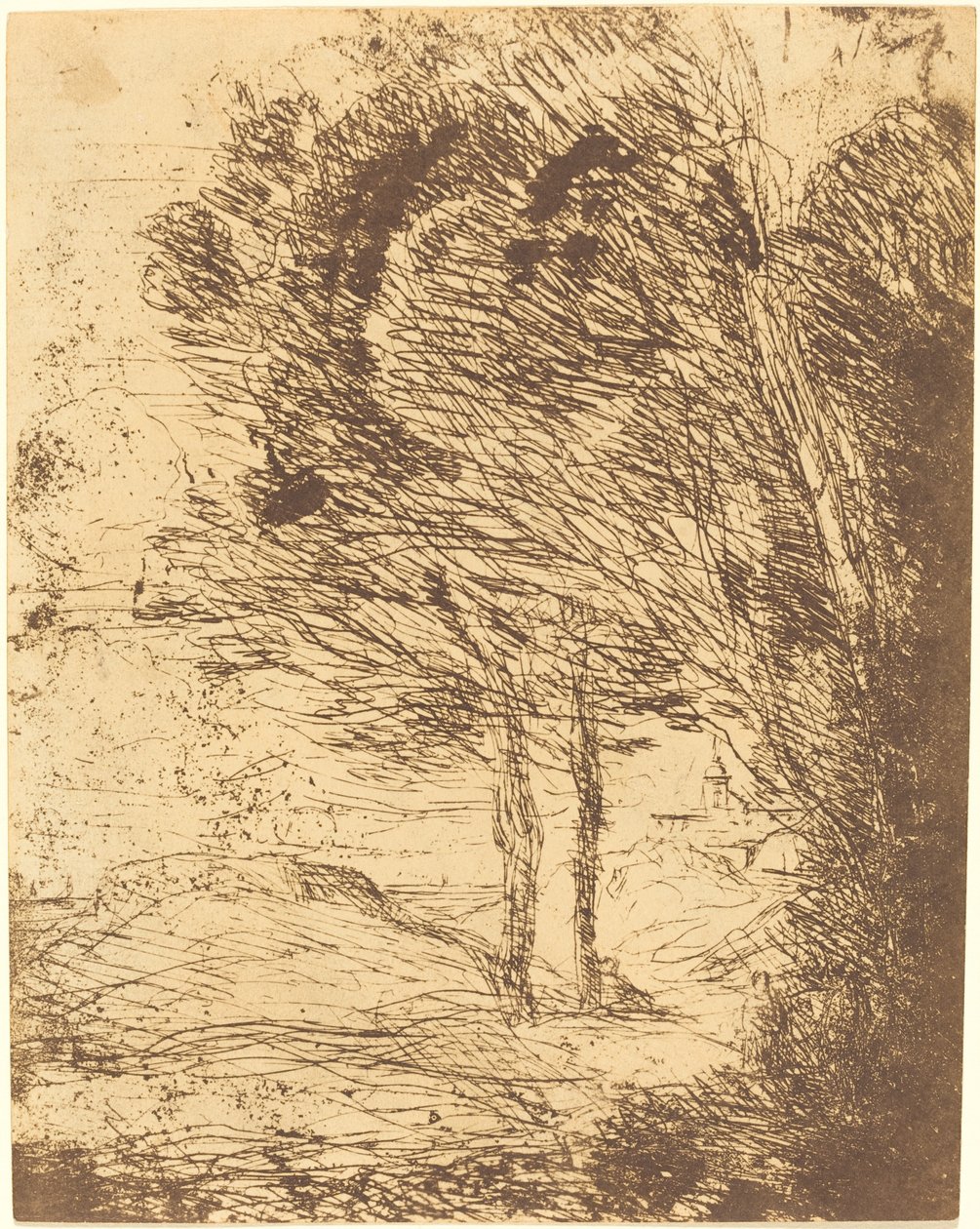 Genova környéke alkotó: Jean Baptiste Camille Corot