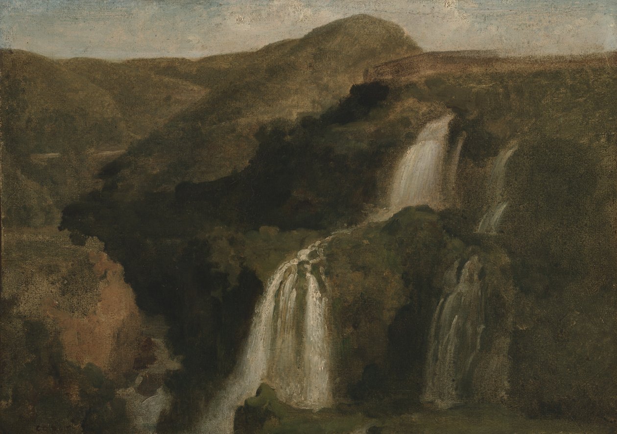 Tivoli vízesése alkotó: Jean Baptiste Camille Corot