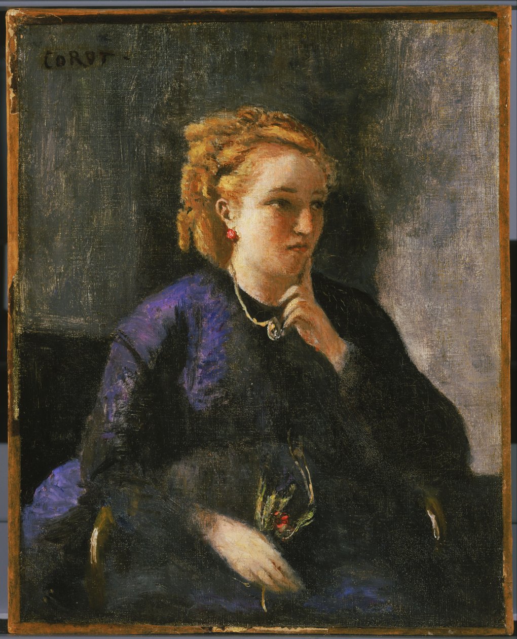 Franciául:  Portrait de femme Portrait of a Woman
