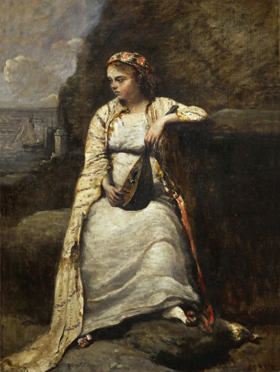 Haydee alkotó: Jean Baptiste Camille Corot