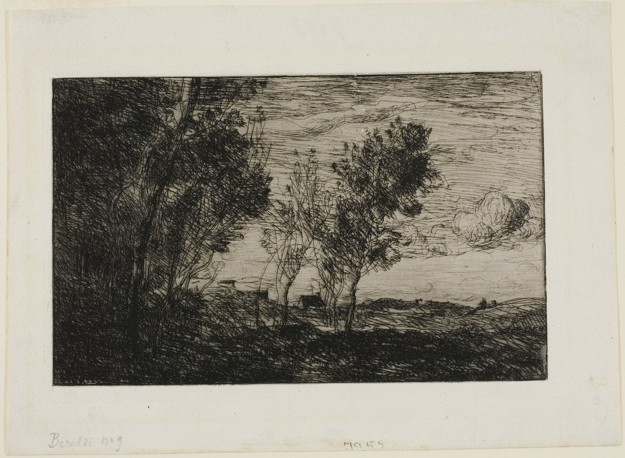A dűnékben: A hágai erdő szuvenírje alkotó: Jean Baptiste Camille Corot