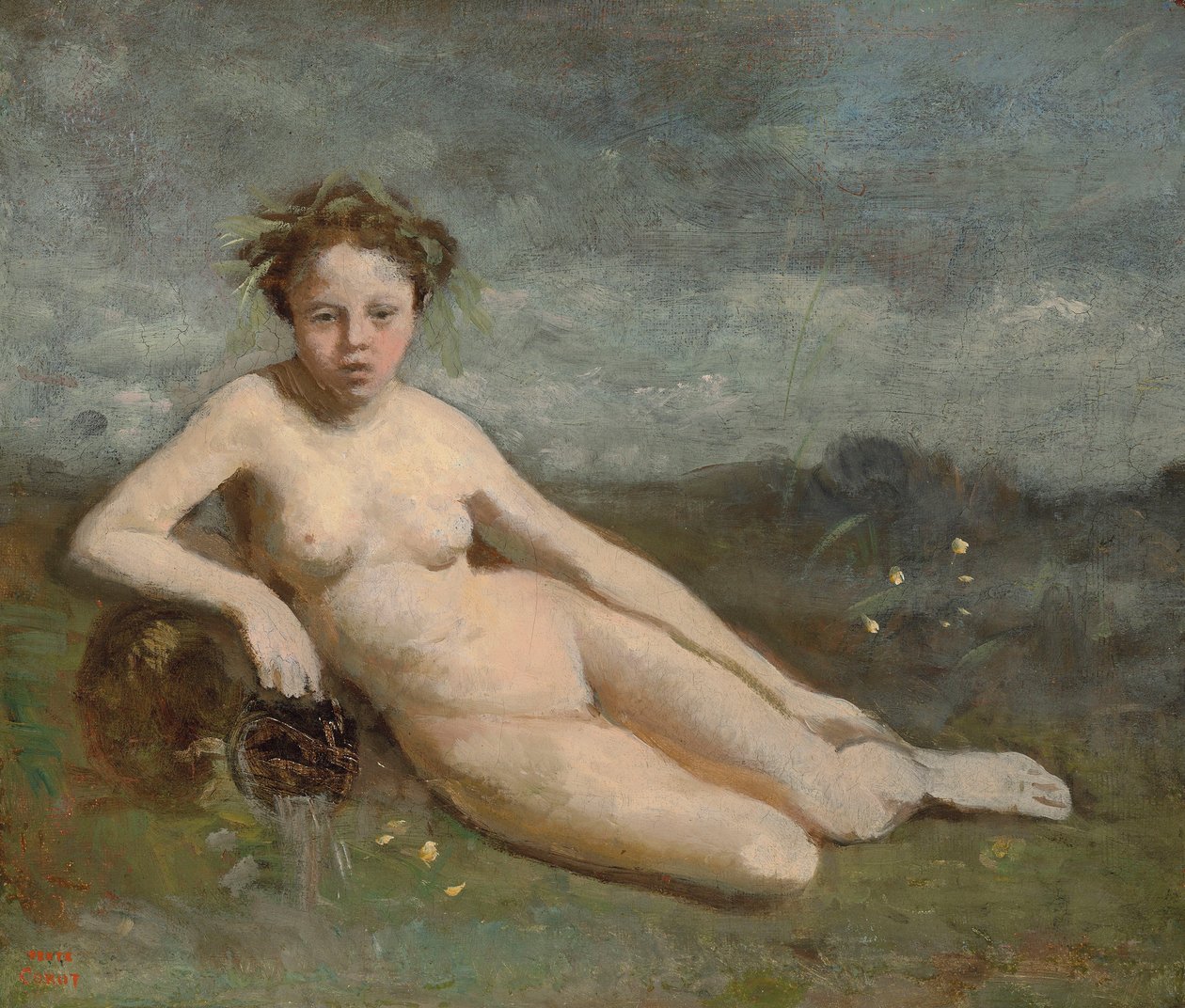 A forrás alkotó: Jean Baptiste Camille Corot