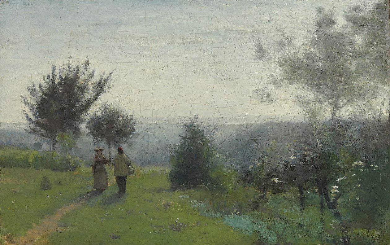 tavaszi hajnal alkotó: Jean Baptiste Camille Corot