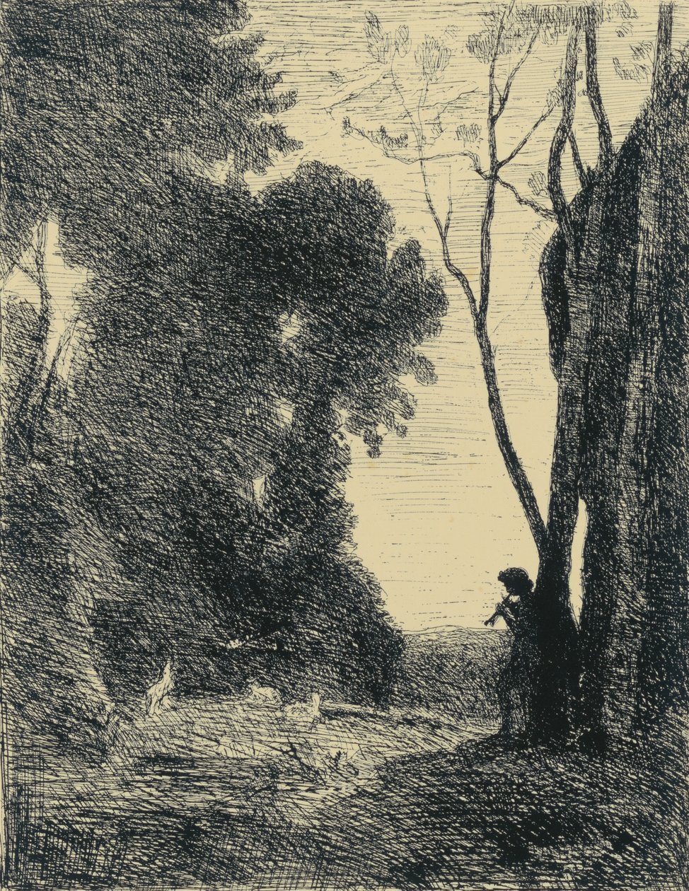 Le Petit Berger, 2em Planche alkotó: Jean Baptiste Camille Corot