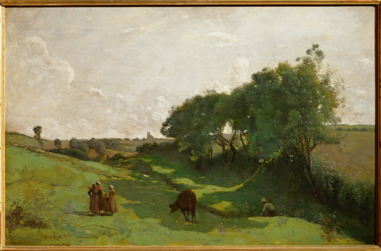 Le vallon - a völgy ... alkotó: Jean Baptiste Camille Corot