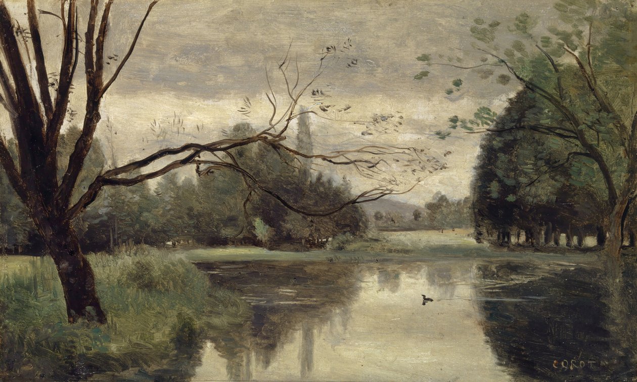 A kacsató, 1855-1859. alkotó: Jean Baptiste Camille Corot