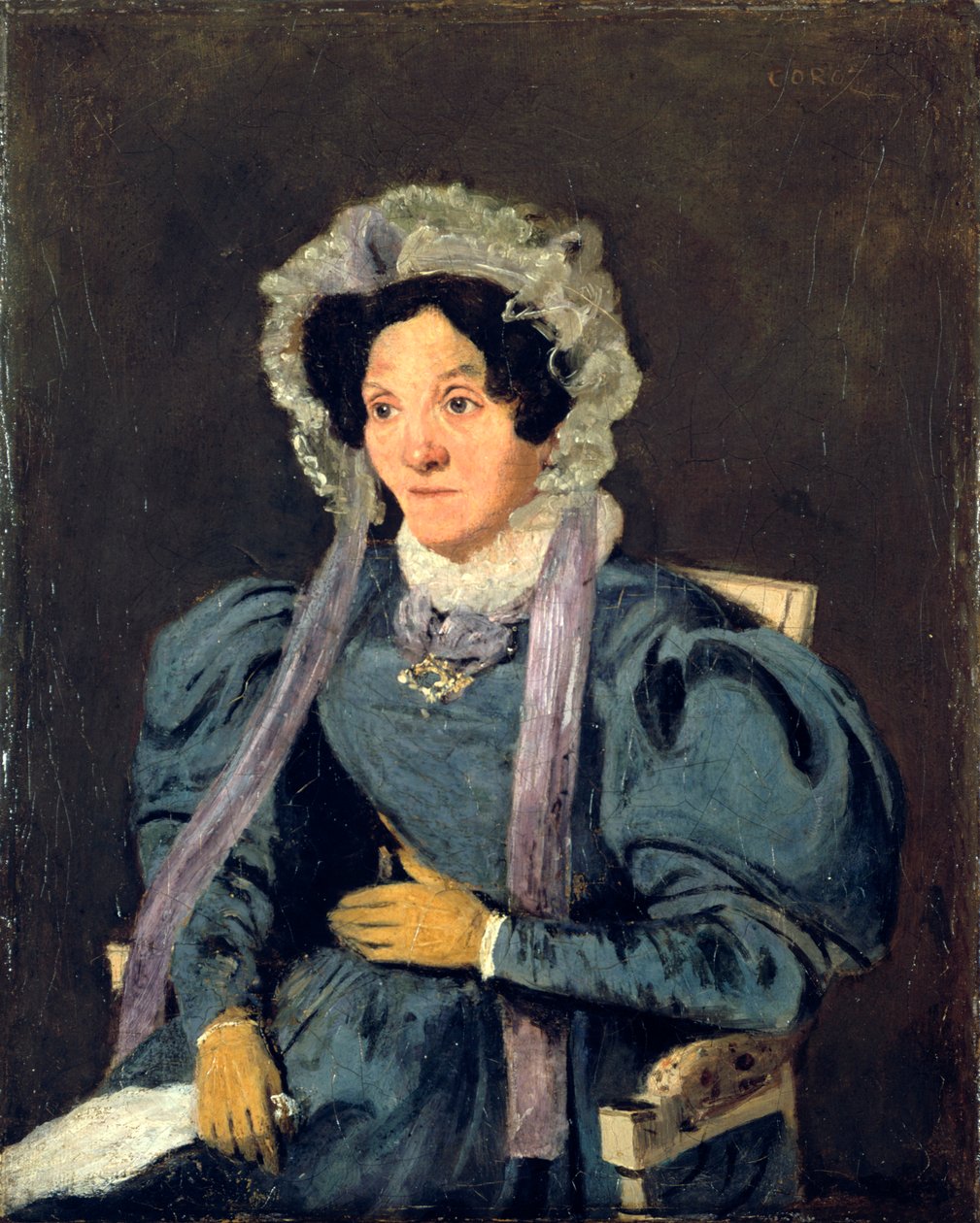 Madame Corot, a művész anyja, 1845 alkotó: Jean Baptiste Camille Corot