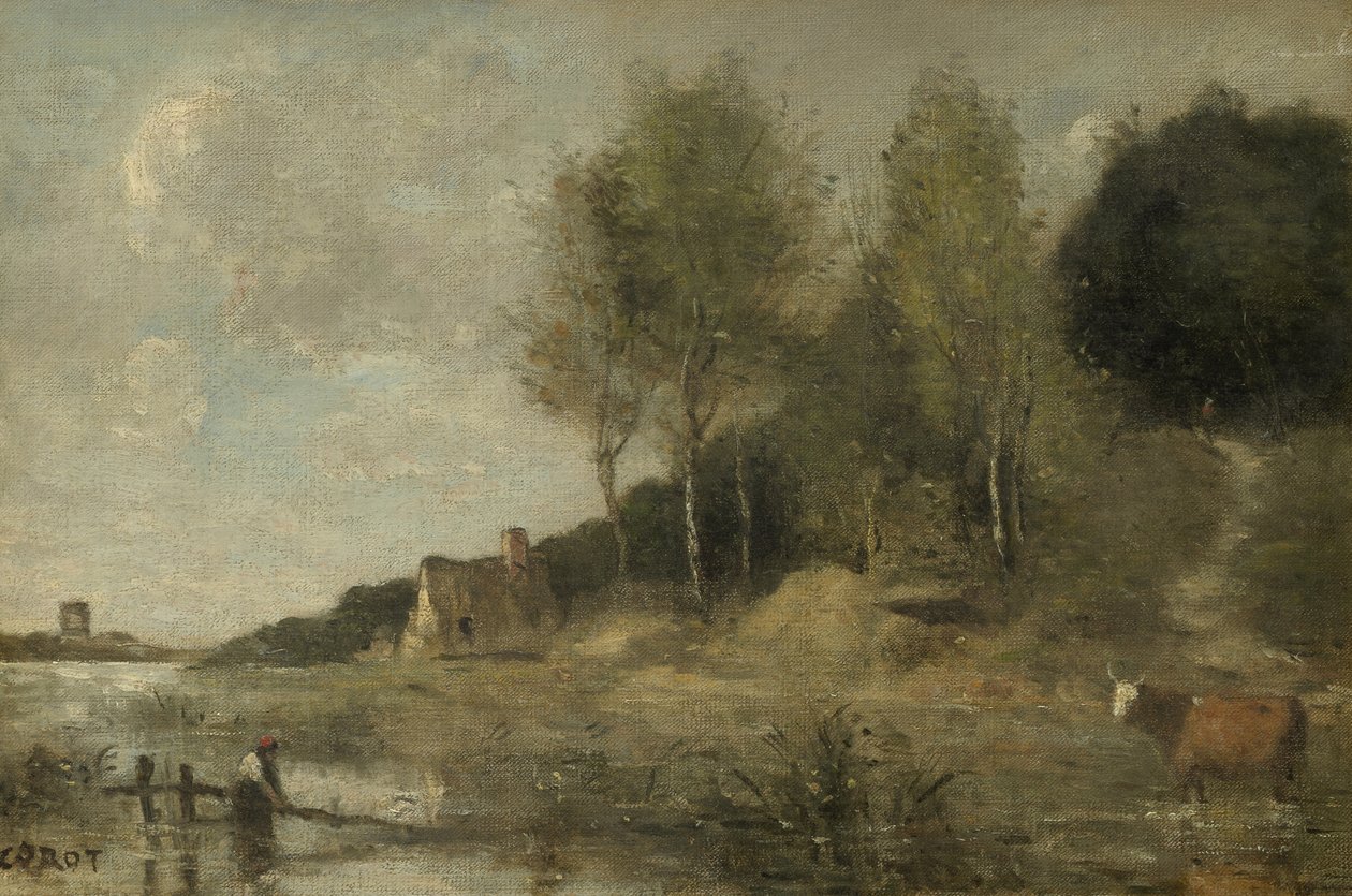 Mocsár Boves-nál, Amiens közelében alkotó: Jean Baptiste Camille Corot