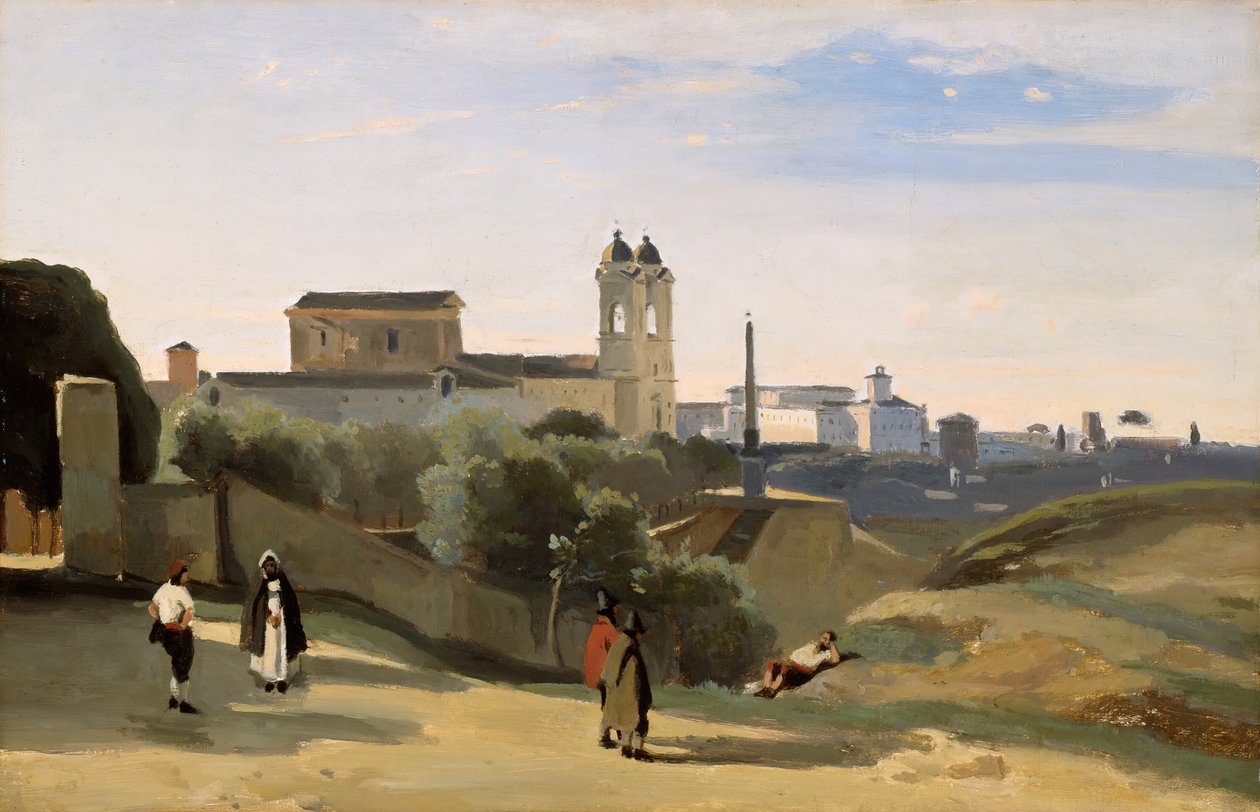 Monte Pincio, Róma, 184050. alkotó: Jean Baptiste Camille Corot