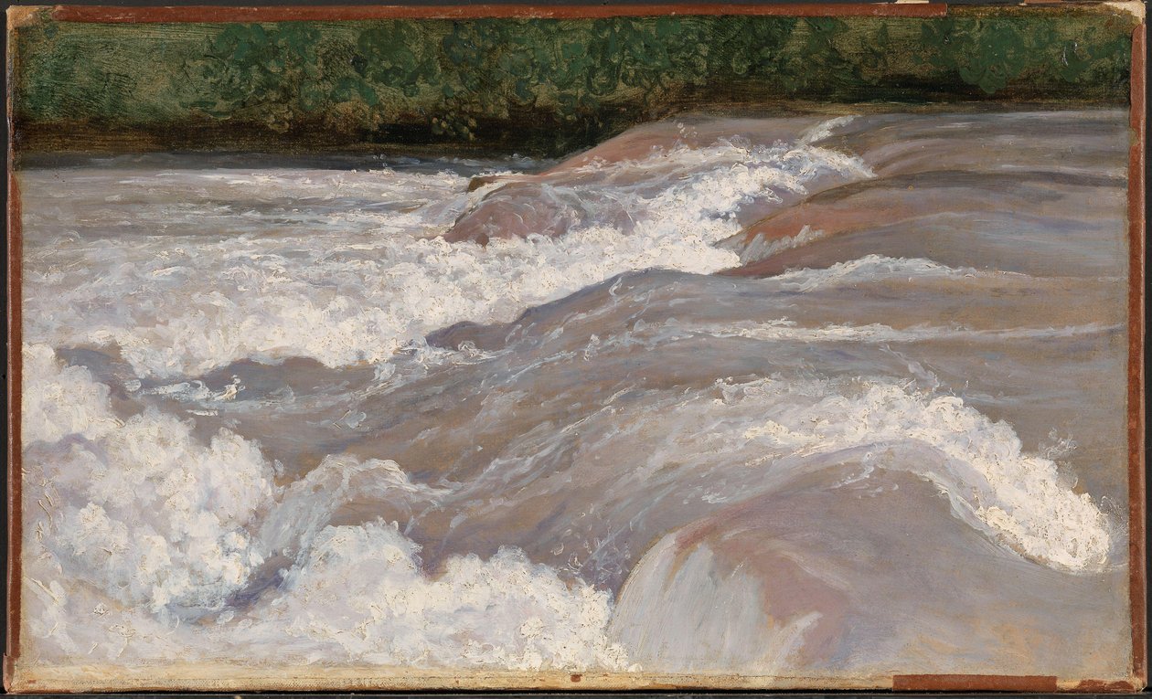 Norvég Bokmål:  A Velino a Terni vízesés fölött alkotó: Jean Baptiste Camille Corot