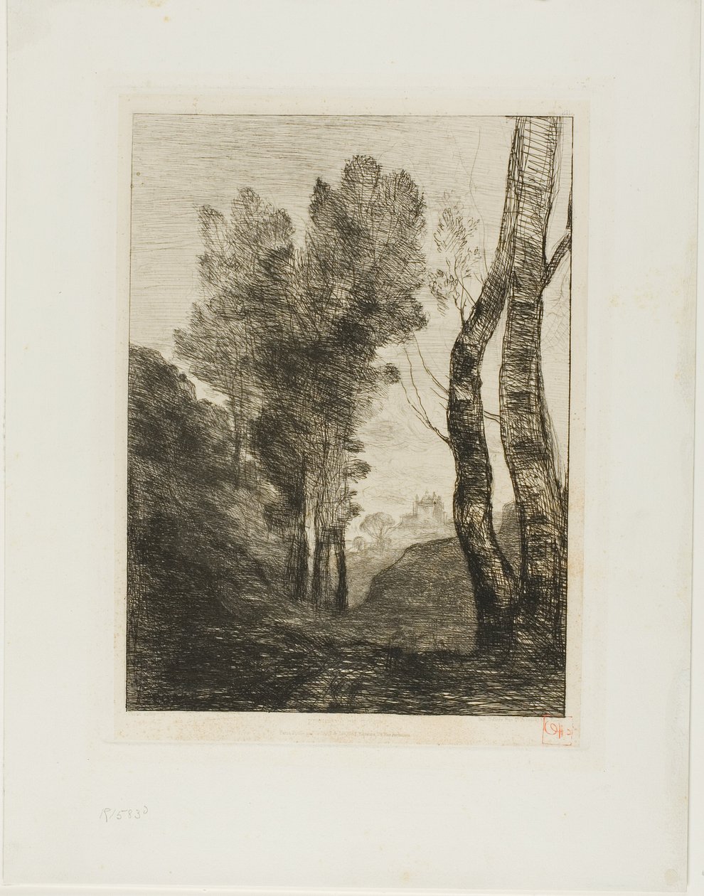 Róma külvárosában alkotó: Jean Baptiste Camille Corot