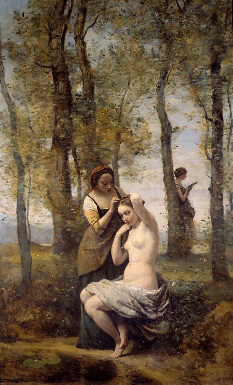 Camille Corot (1796-1875) festménye 1859 Magángyűjtemény alkotó: Jean Baptiste Camille Corot