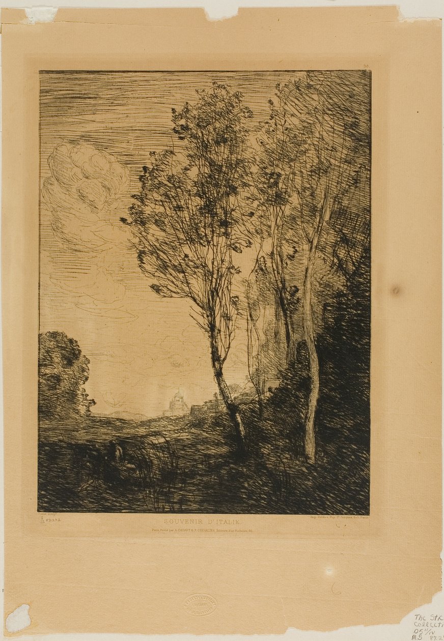 Emlékezés Olaszországra alkotó: Jean Baptiste Camille Corot