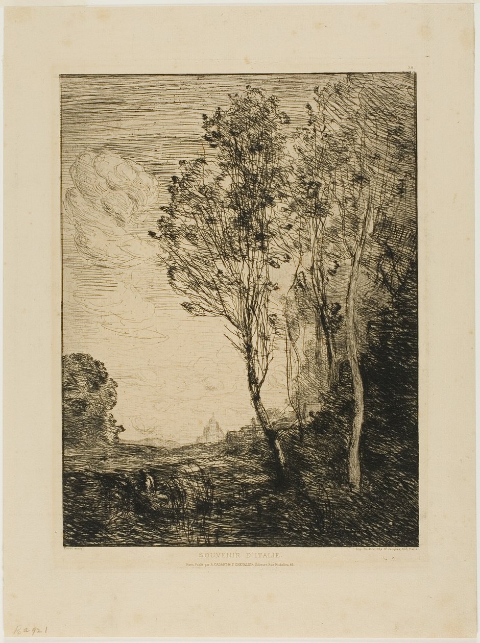Emlékezés Olaszországra alkotó: Jean Baptiste Camille Corot