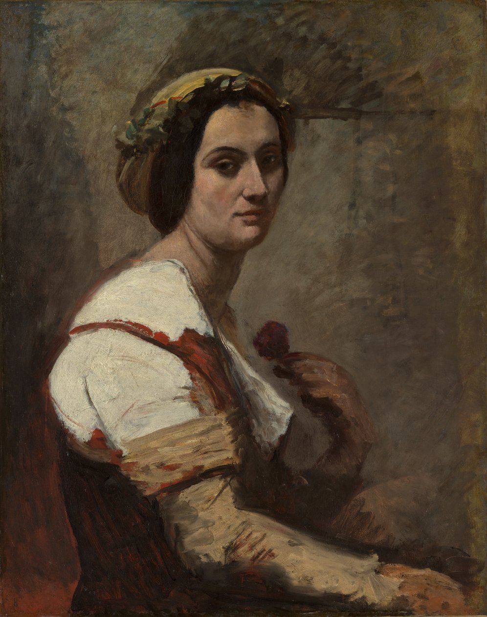Sibila, 1870 körül. alkotó: Jean Baptiste Camille Corot