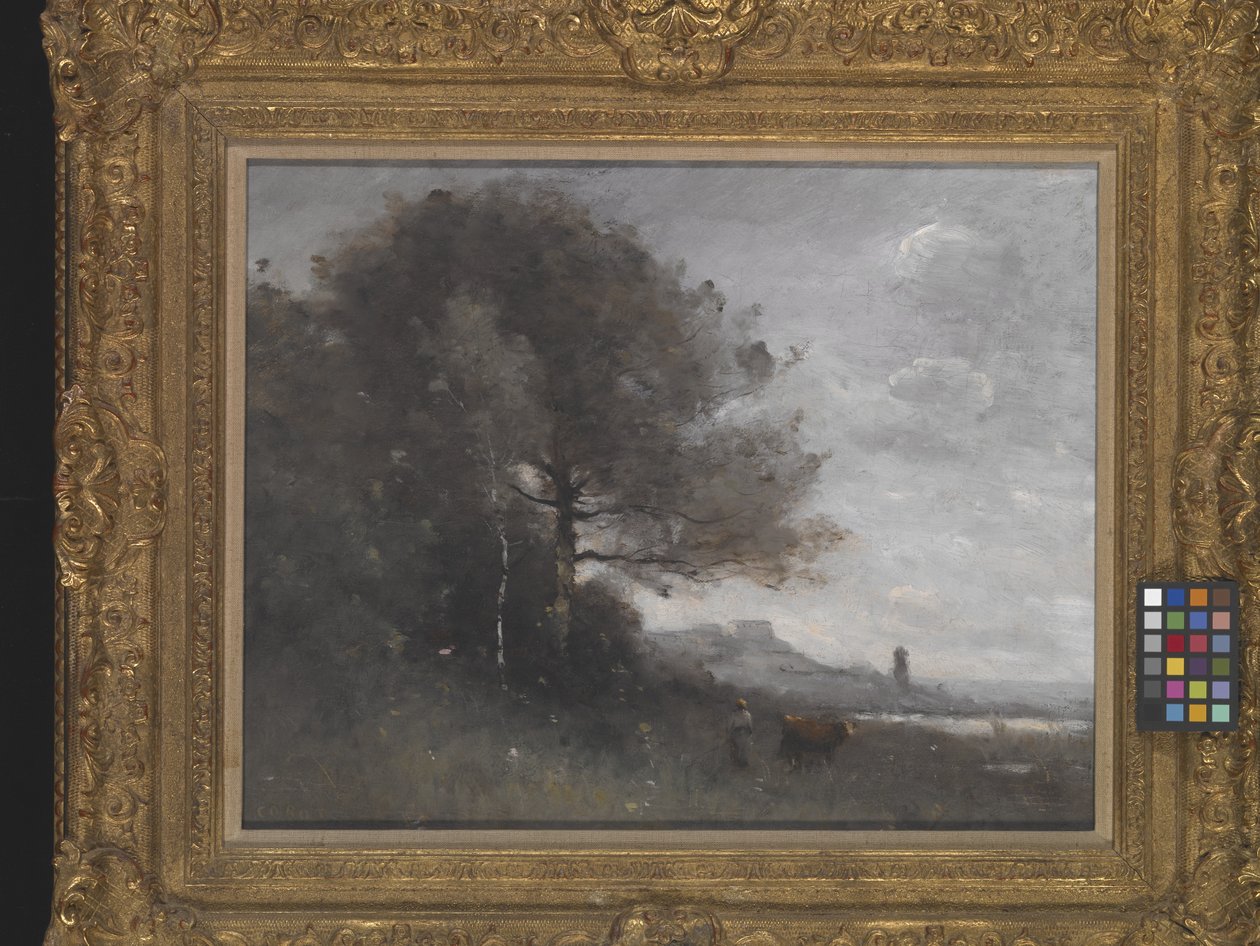 Szuvenír Olaszországból (olaj, vászon) alkotó: Jean Baptiste Camille Corot