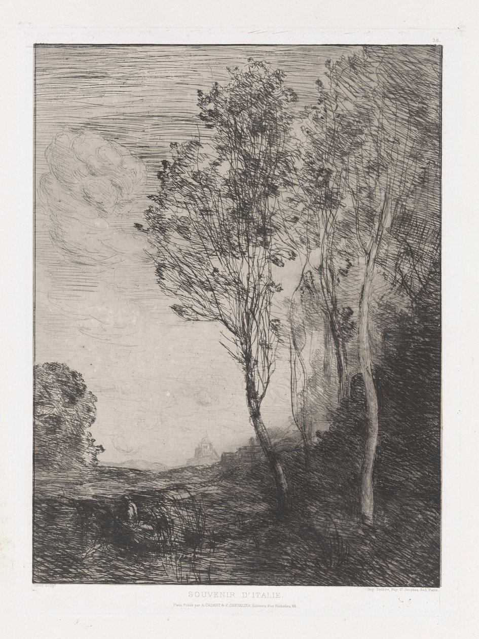 emléke alkotó: Jean Baptiste Camille Corot