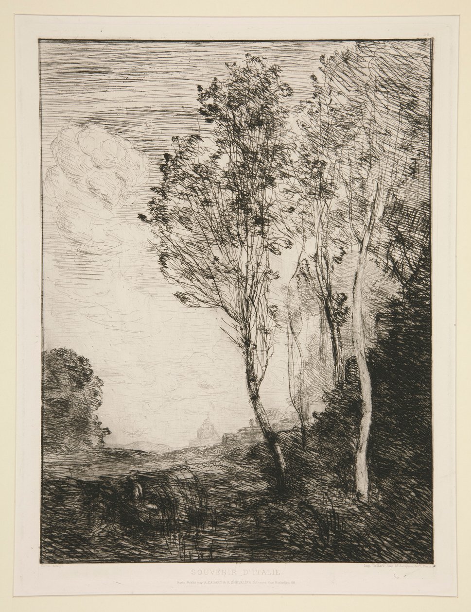 emléke alkotó: Jean Baptiste Camille Corot