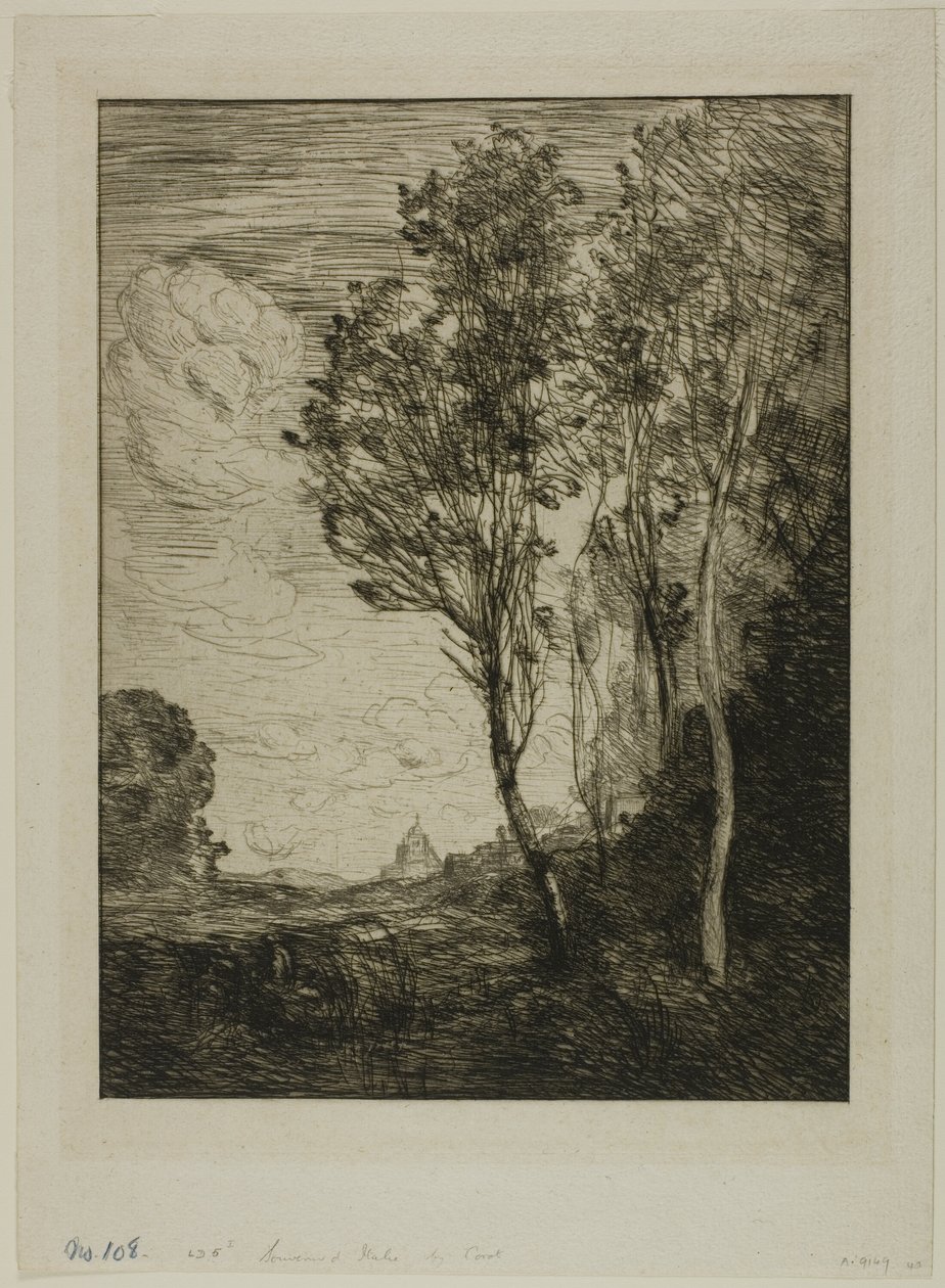 Olaszország szuvenírje alkotó: Jean Baptiste Camille Corot