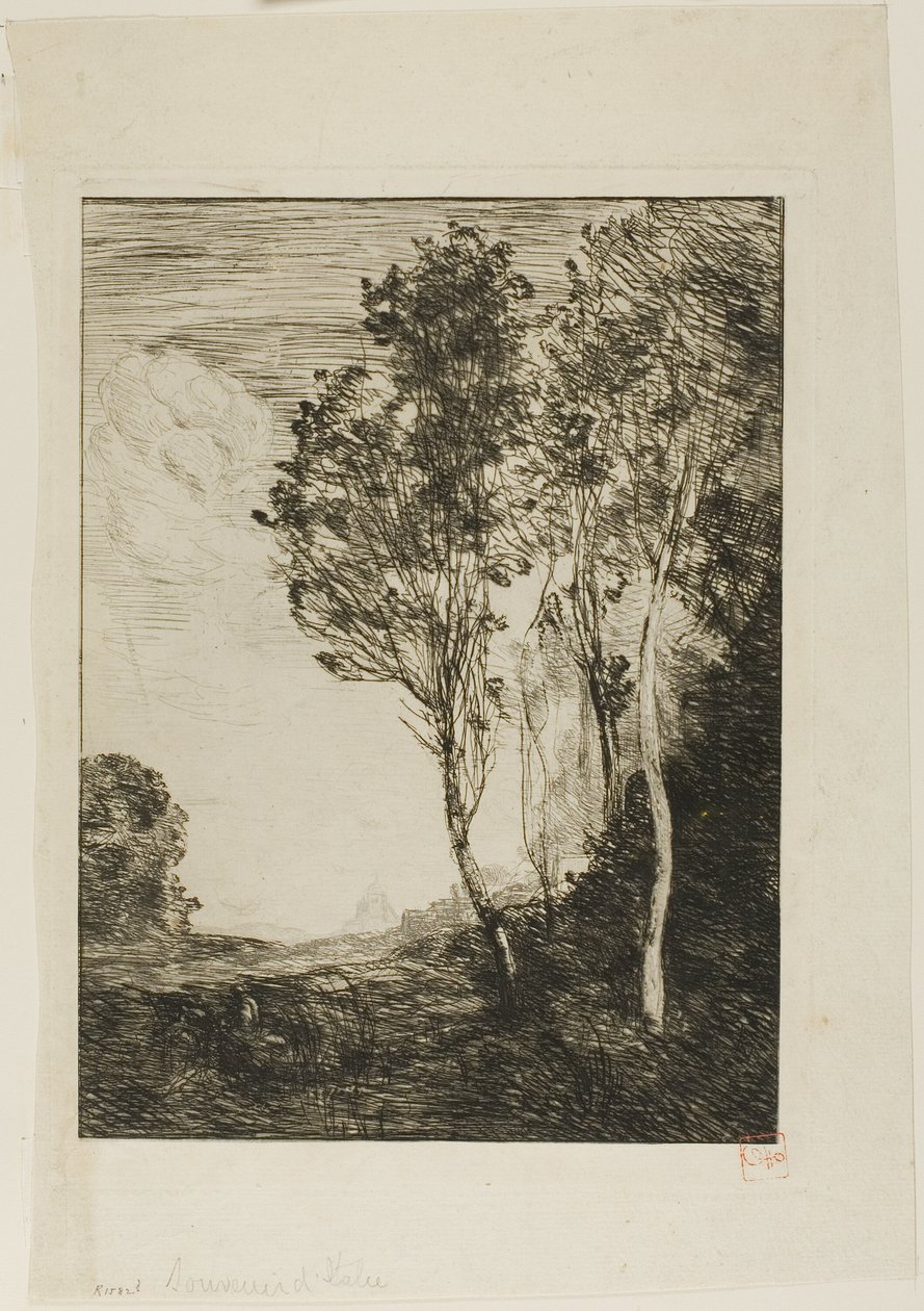 Olaszország szuvenírje alkotó: Jean Baptiste Camille Corot