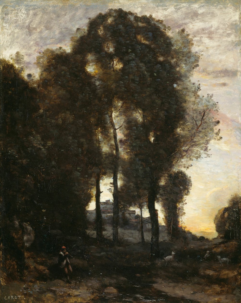 Olaszország szuvenírje, 185560. alkotó: Jean Baptiste Camille Corot