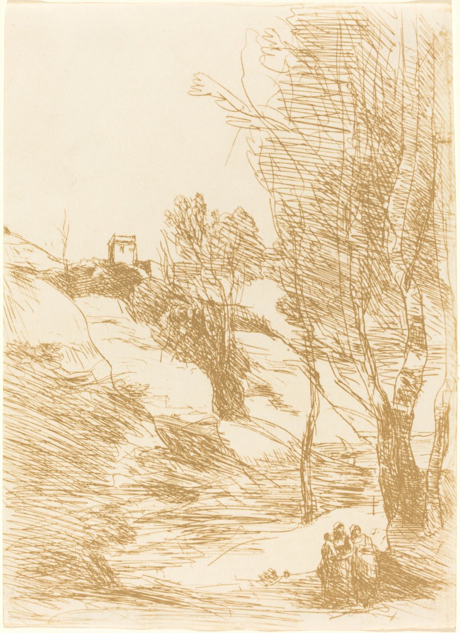 Salernói szuvenír alkotó: Jean Baptiste Camille Corot