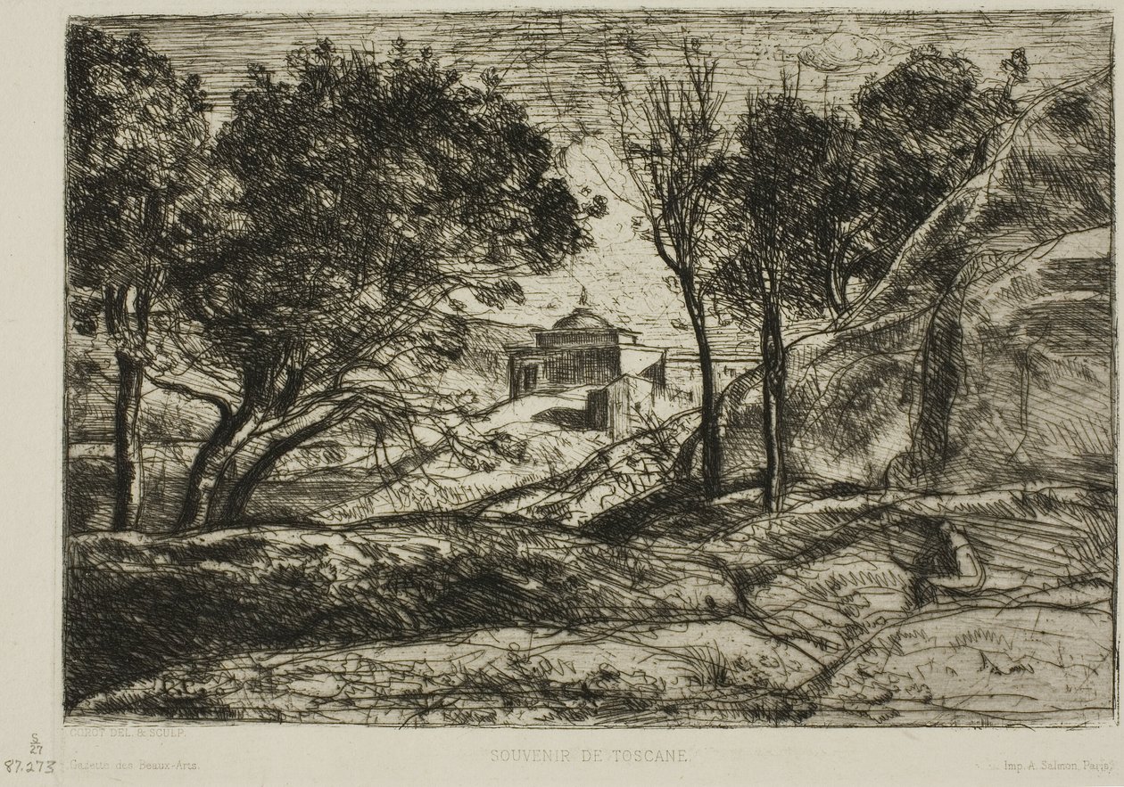 Toszkána szuvenírje alkotó: Jean Baptiste Camille Corot