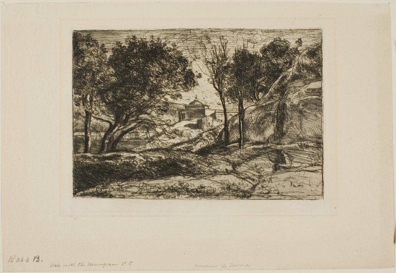 Toszkána szuvenírje alkotó: Jean Baptiste Camille Corot