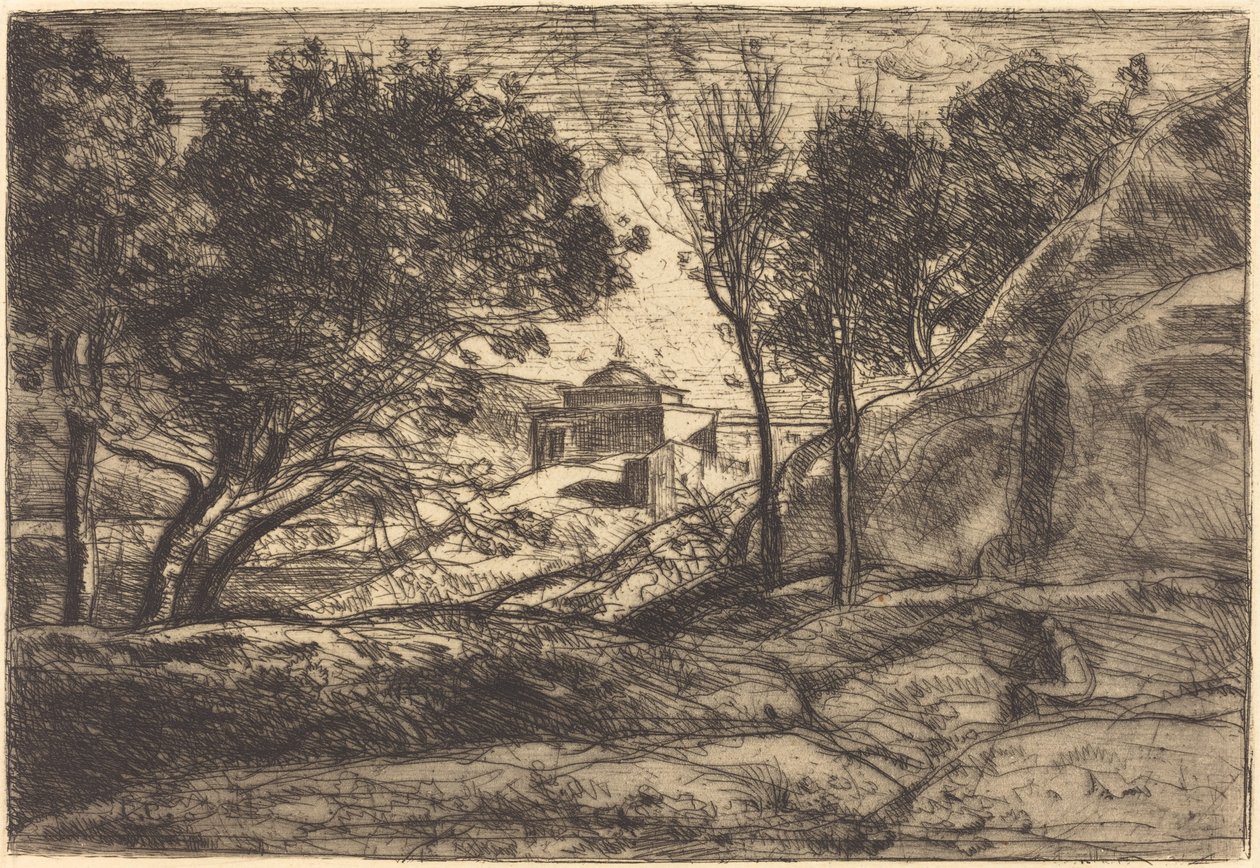 Souvenir of Toscany Souvenir of Toscany, c. 1845. alkotó: Jean Baptiste Camille Corot