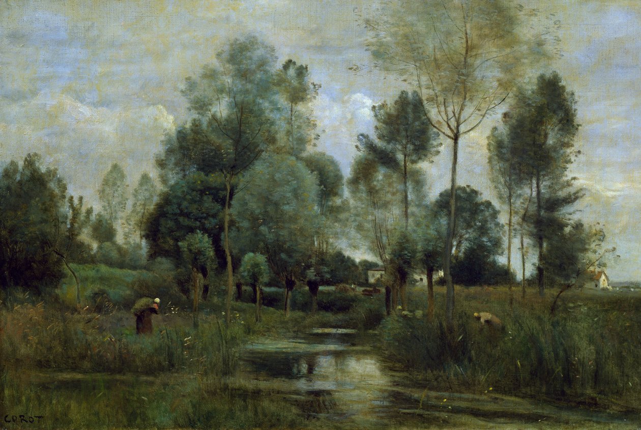Tavasz, Jean-Baptiste-Camille Corot (1796-1875) alkotó: Jean Baptiste Camille Corot