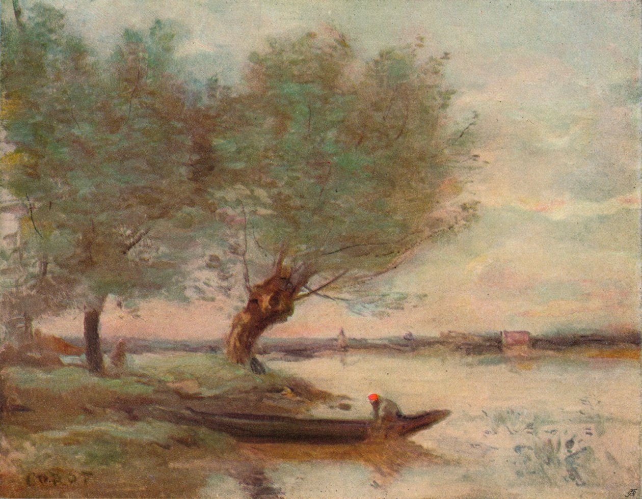A csónakos, 1806-1875, 1906-7. alkotó: Jean Baptiste Camille Corot