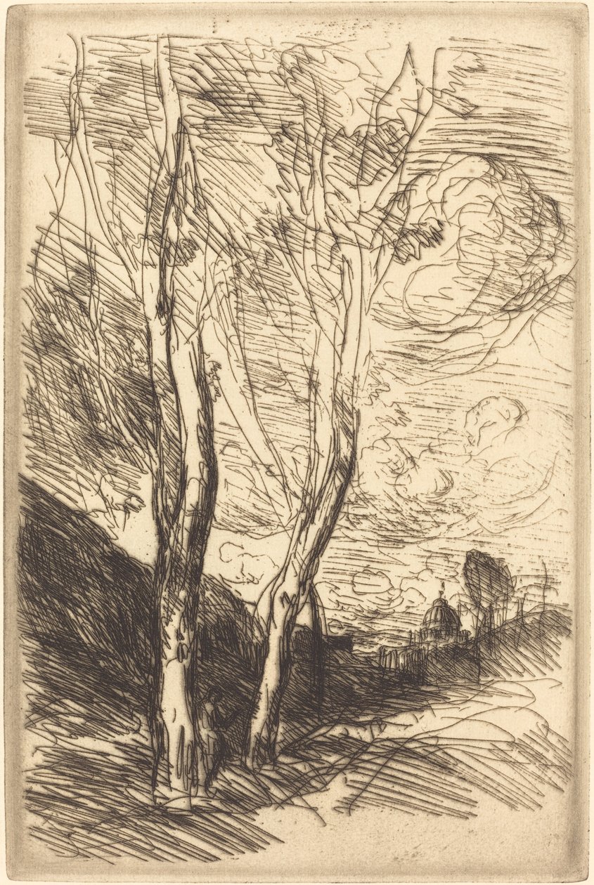 Firenzei katedrális (Le Dome florentin) alkotó: Jean Baptiste Camille Corot