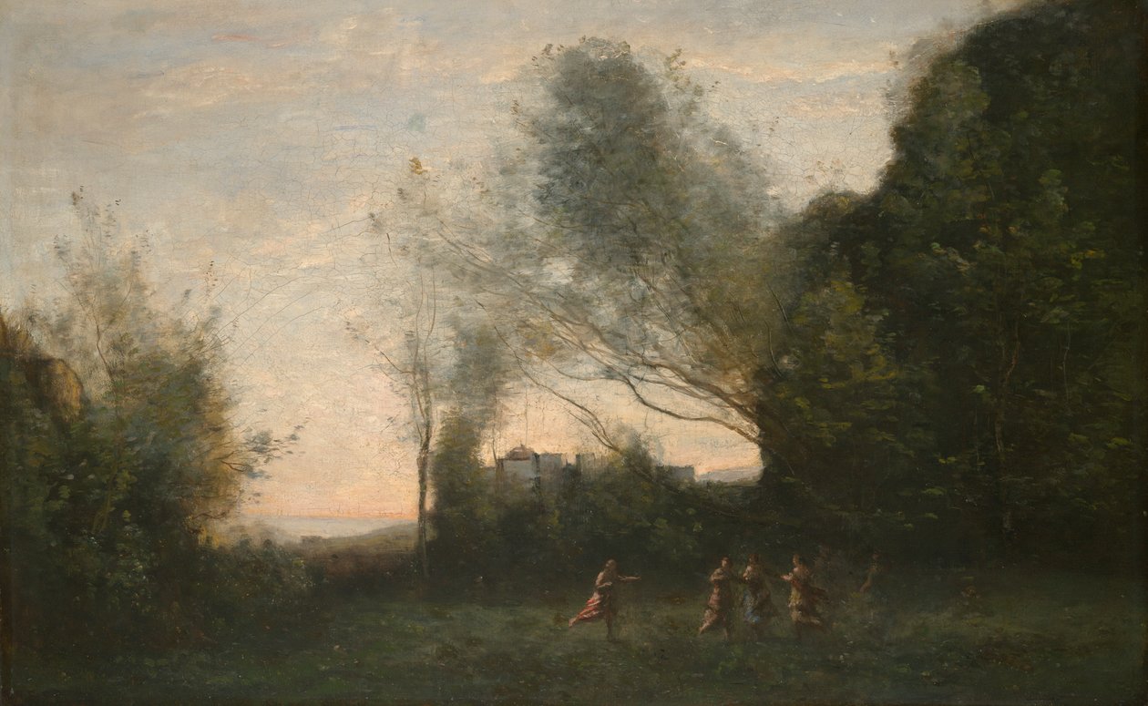 A nimfák tánca alkotó: Jean Baptiste Camille Corot
