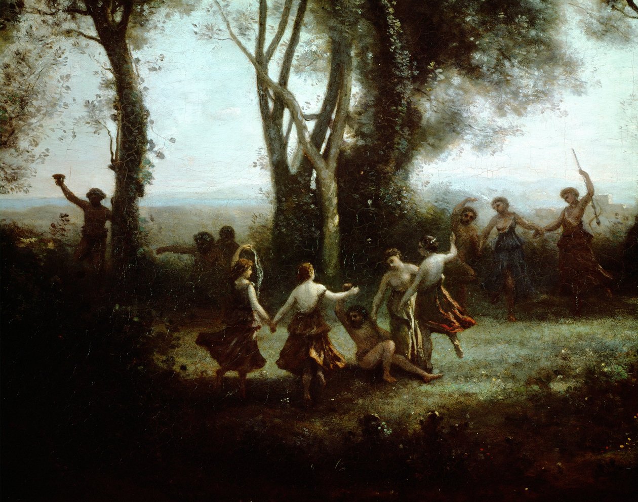 A nimfák tánca ... alkotó: Jean Baptiste Camille Corot