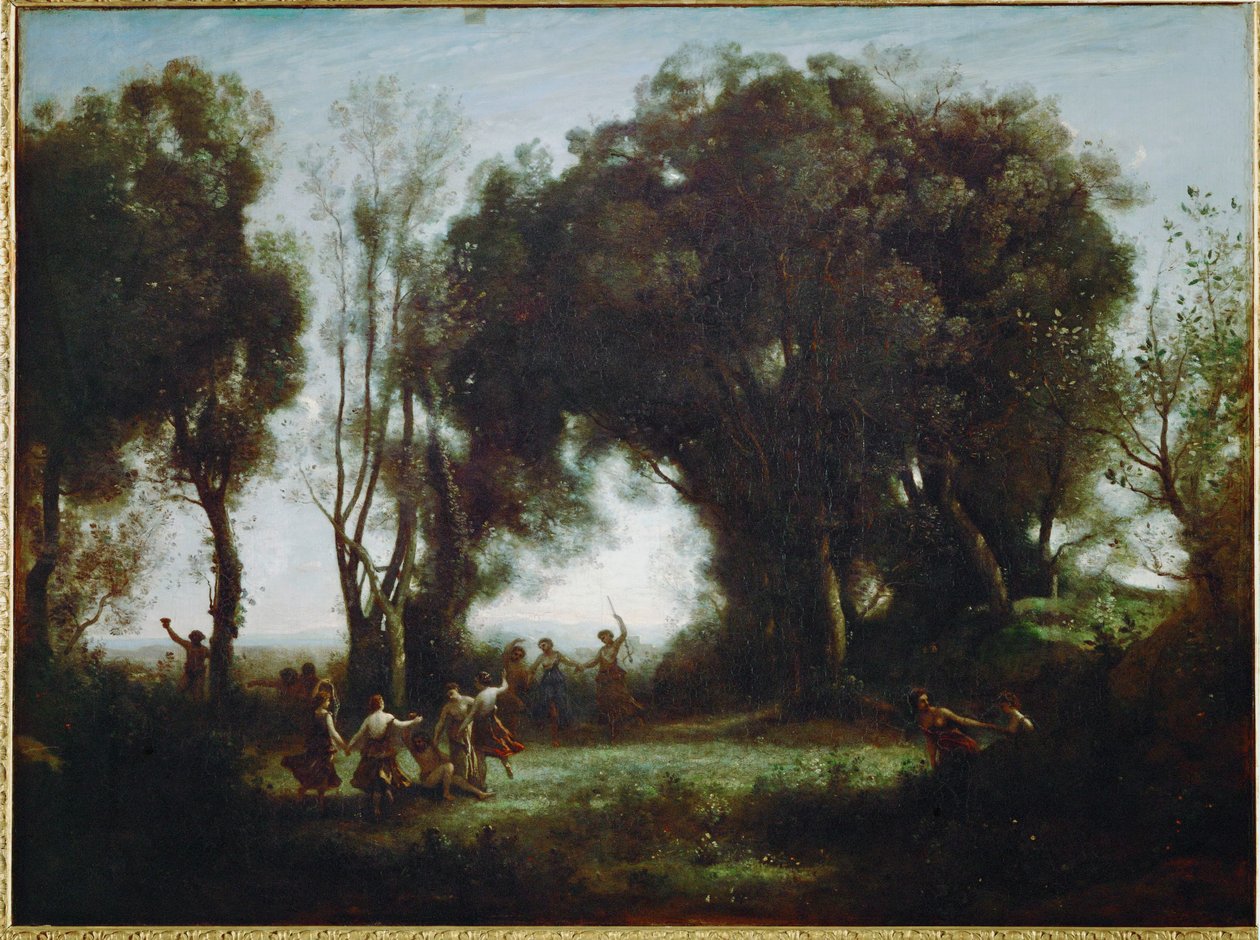 A nimfák tánca ... alkotó: Jean Baptiste Camille Corot