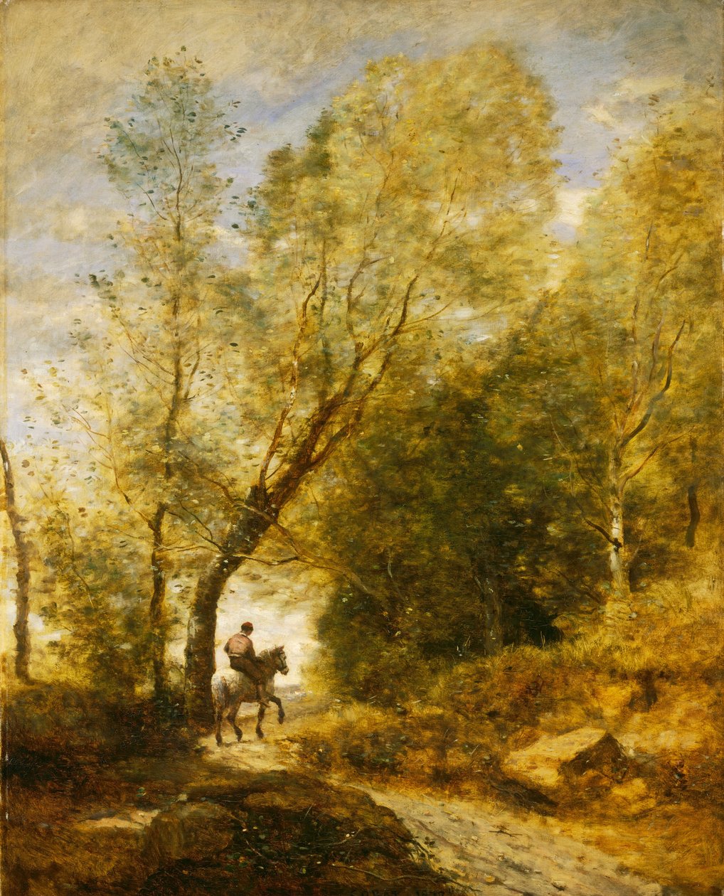 A Coubron-erdő alkotó: Jean Baptiste Camille Corot