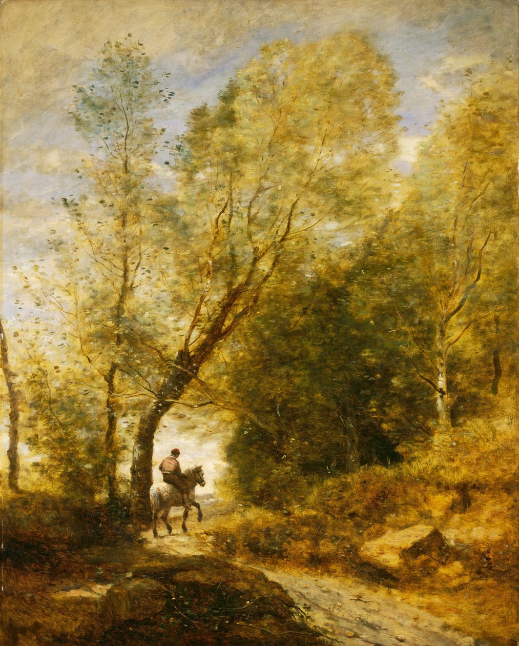 A Coubron-erdő, 1872. alkotó: Jean Baptiste Camille Corot