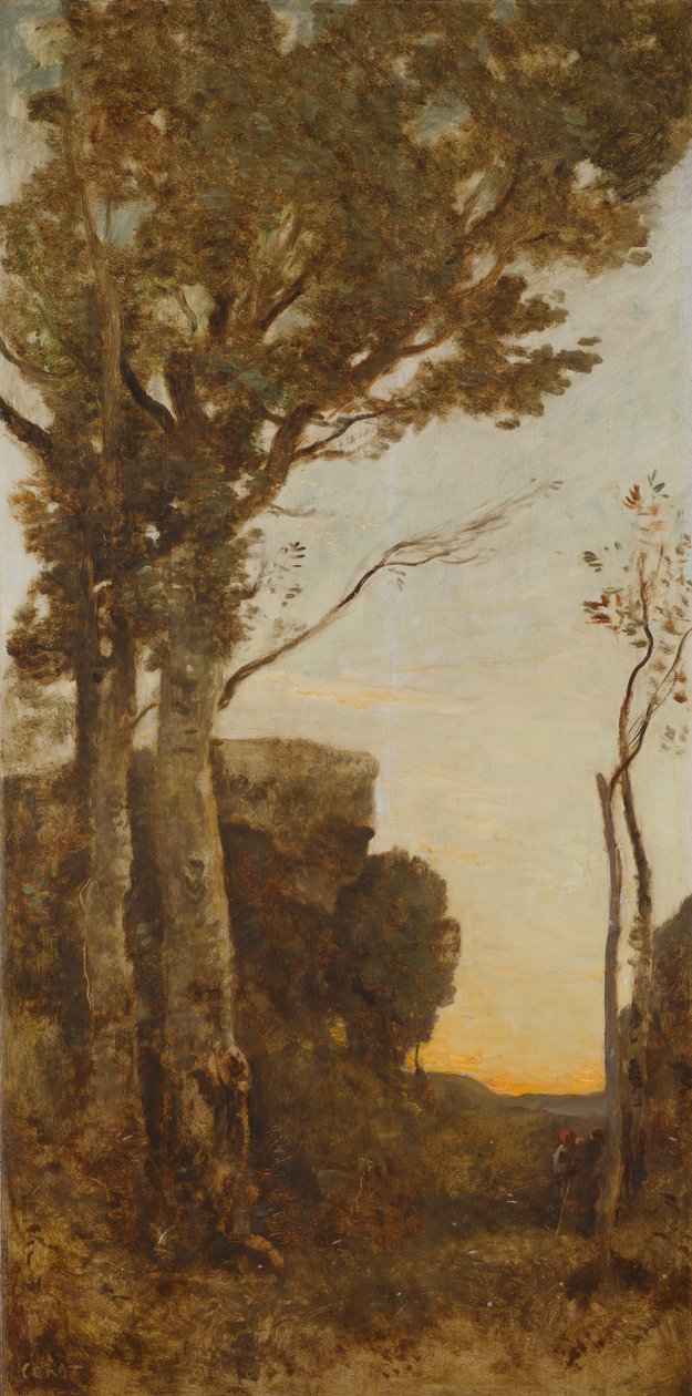 A négy napszak (reggel) alkotó: Jean Baptiste Camille Corot