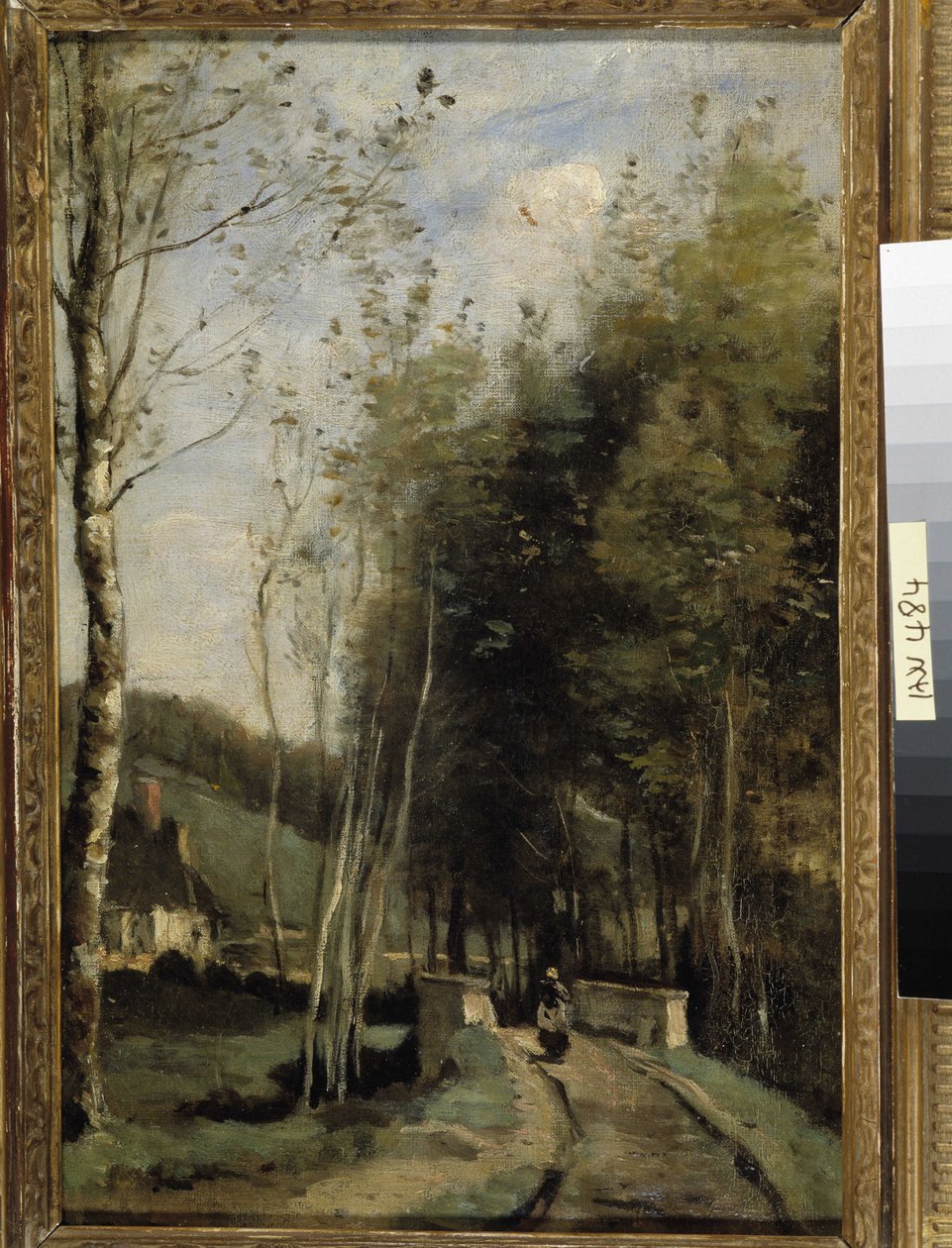 A kis híd (olaj, vászon) alkotó: Jean Baptiste Camille Corot