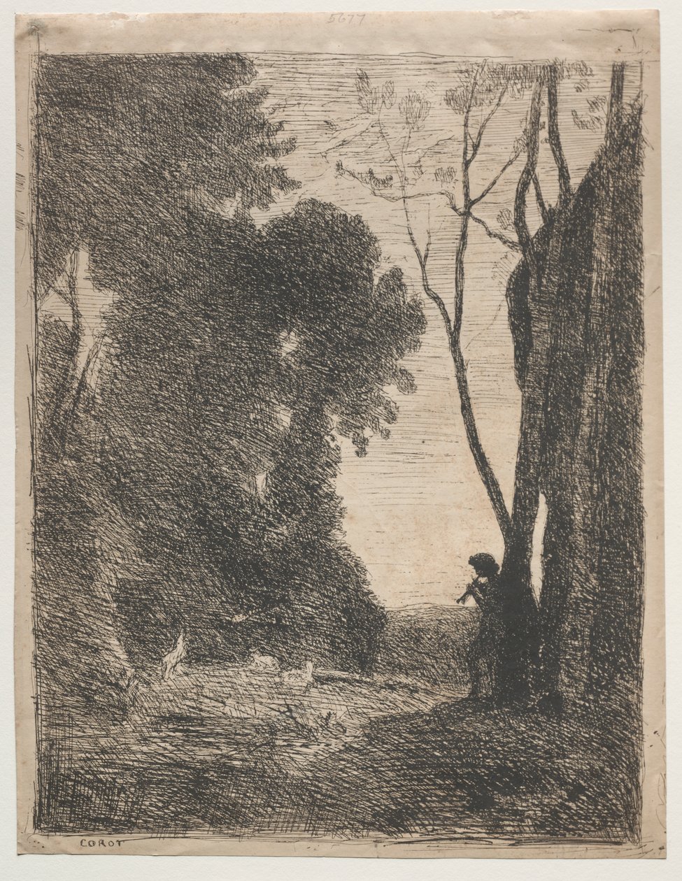 A kis juhász alkotó: Jean Baptiste Camille Corot