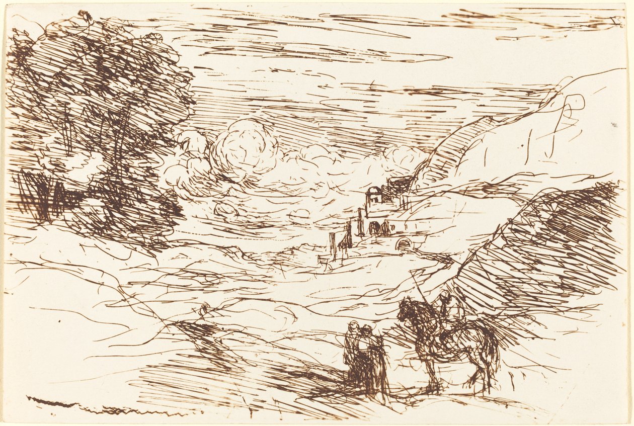 A Paladins (Les Paladins) alkotó: Jean Baptiste Camille Corot