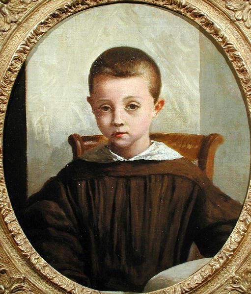 M. Edouard Delalain fia, 1845-50 körül (olaj, vászon) alkotó: Jean Baptiste Camille Corot