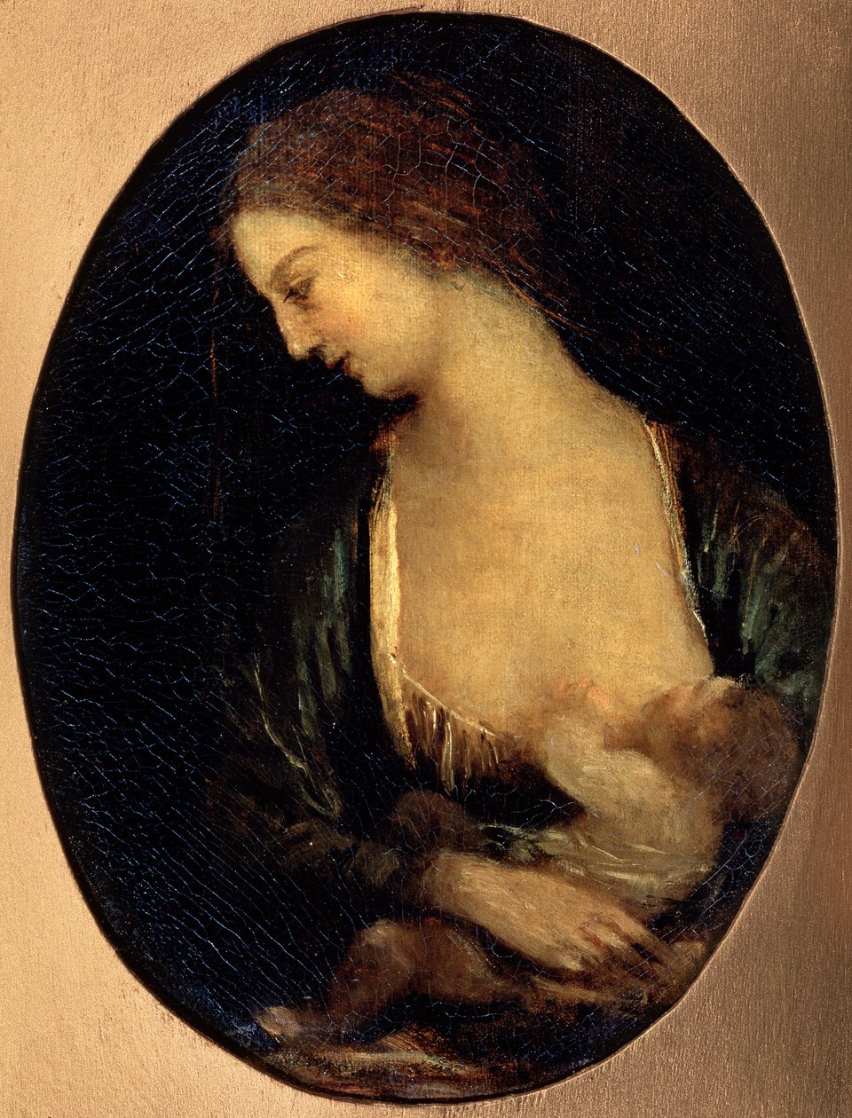 Verneuil szűz, 1850-1860. alkotó: Jean Baptiste Camille Corot