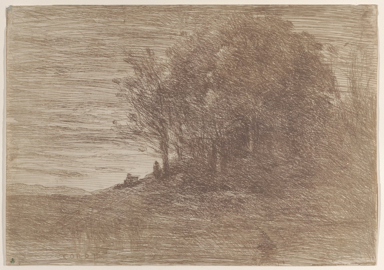 A remete erdeje A remete erdeje, 1858. alkotó: Jean Baptiste Camille Corot