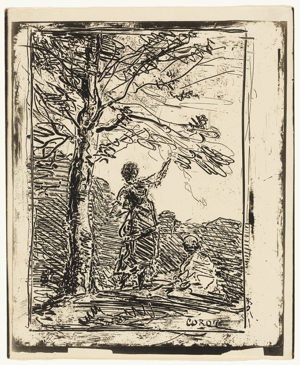 Az ifjú leány és a halál alkotó: Jean Baptiste Camille Corot